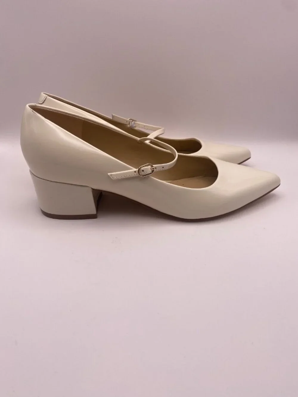 Marc Fisher LTD Womens Luccie Pointy Toe Leather Mary Jane Pumps Sz 8